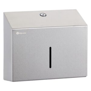 Pojemnik na ręczniki składane MERIDA STELLA SLIM MINI, stal matowa