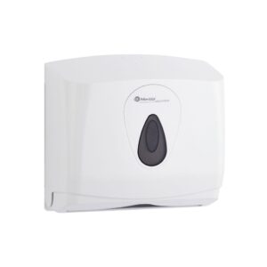 Pojemnik na pojedyncze ręczniki papierowe MERIDA TOP MINI, z tworzywa ABS, okienko SZARE