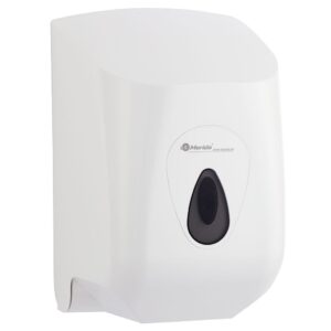 Pojemnik na ręczniki papierowe w rolach MERIDA TOP MAXI, z tworzywa ABS, okienko SZARE