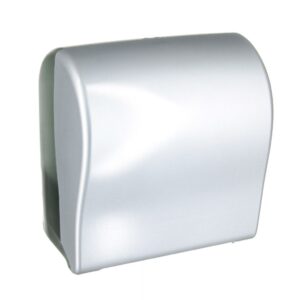 Mechaniczny podajnik ręczników w rolach MERIDA UNIQUE SOLID CUT SILVER SPARK LINE