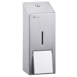 Dozownik mydła w płynie lub kremu do rąk na jednorazowe wkłady 880 ml MERIDA STELLA, stal matowa