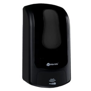 Bezdotykowy automatyczny dozownik mydła w płynie MERIDA ONE pojemność zbiornika 1000 ml, czarny