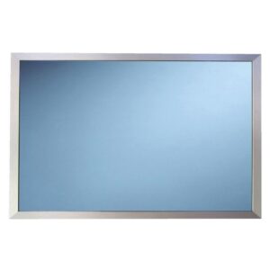 Lustro w ramie metalowej - matowej 40x60 cm