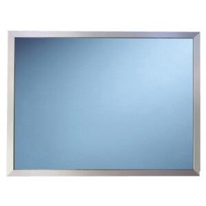 Lustro w ramie metalowej - matowej 50x60 cm