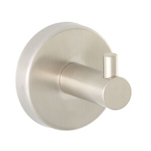 Wieszak z mosiądzu chromowanego pojedynczy, NOSOROŻEC, MATOWY