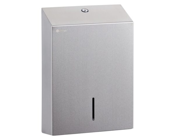 Pojemnik na ręczniki pojedyncze, składane MERIDA STELLA SLIM MAXI, stal matowa Pojemnik na ręczniki pojedyncze, składane MERIDA STELLA SLIM MAXI, stal matowa