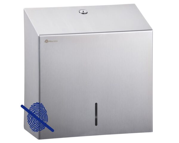 Pojemnik na ręczniki papierowe MERIDA STELLA Anti-FingerPrint MAXI stal matowa z powłoką AFP Pojemnik na ręczniki papierowe MERIDA STELLA Anti-FingerPrint MAXI stal matowa z powłoką AFP