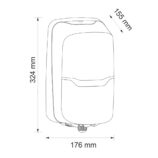 MERIDA HARMONY CENTER PULL pojemnik na papier toaletowy i ręczniki papierowe w roli