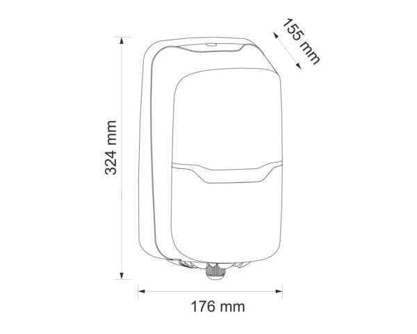 MERIDA HARMONY CENTER PULL pojemnik na papier toaletowy i ręczniki papierowe w roli MERIDA HARMONY CENTER PULL pojemnik na papier toaletowy i ręczniki papierowe w roli