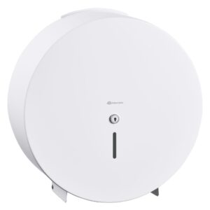 Pojemnik na papier toaletowy MERIDA STELLA MEGA śr. papieru do 28 cm, BIAŁY