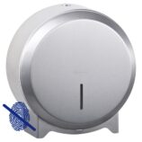 Pojemnik na papier toaletowy MERIDA STELLA Anti-FingerPrint MINI, śr. papieru do 19 cm, stal matowa z powłoką AFP