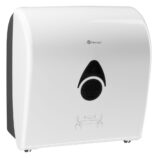 Mechaniczny podajnik ręczników papierowych w rolach MERIDA COMO AUTOMATIC, BIAŁY