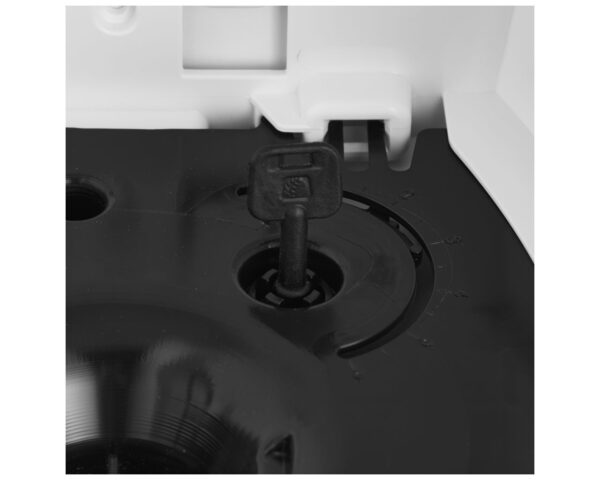 Pojemnik na ręczniki w rolach w systemie listkowym MERIDA ONE, biały Pojemnik na ręczniki w rolach w systemie listkowym MERIDA ONE, biały