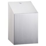 Pojemnik na ręczniki w rolach MERIDA STELLA MAXI max. średnica papieru 22 cm, STAL MATOWA