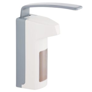 Dozownik z przyciskiem łokciowym na jednorazowe wkłady 500 ml, tworzywo ABS