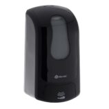 Stojak do dezynfekcji rąk blatowy z automatycznym bezdotykowym dozownikiem MERIDA ONE czarny