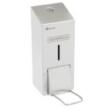 Stojak do dezynfekcji rąk blatowy z dozownikiem z przyciskiem łokciowym MERIDA STELLA