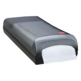 Pojemnik na serwetki gastronomiczne, czarny, tworzywo sztuczne, nablatowy lub naścienny