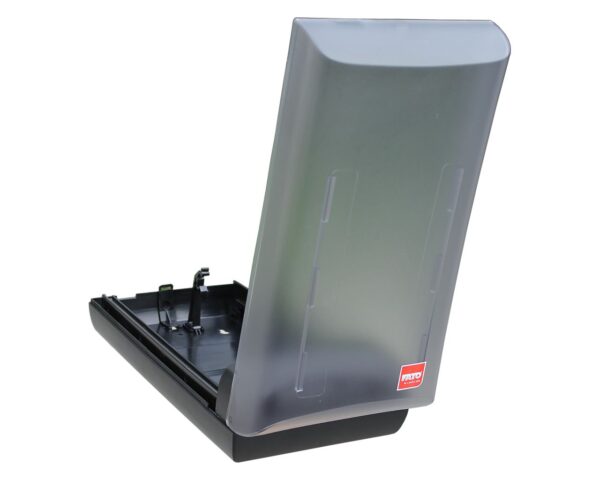 Pojemnik na serwetki gastronomiczne, czarny, tworzywo sztuczne, nablatowy lub naścienny Pojemnik na serwetki gastronomiczne, czarny, tworzywo sztuczne, nablatowy lub naścienny