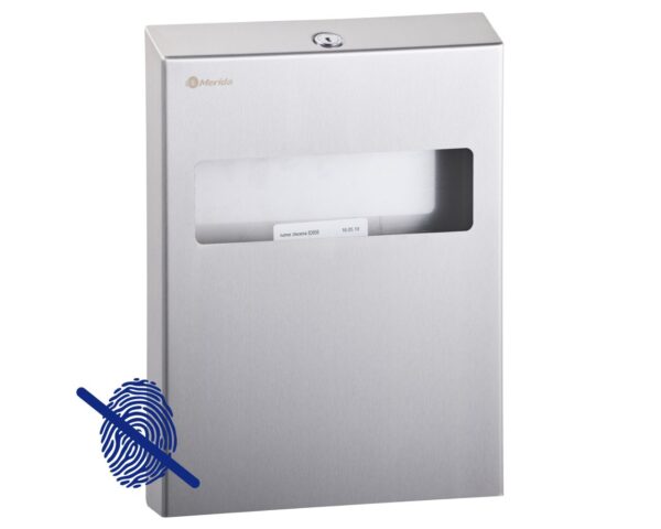 Pojemnik na podkładki na deskę sedesową MERIDA STELLA Anti-FingerPrint stal matowa z powłoką AFP Pojemnik na podkładki na deskę sedesową MERIDA STELLA Anti-FingerPrint stal matowa z powłoką AFP