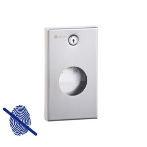 Pojemnik na torebki higieniczne MERIDA STELLA Anti-FingerPrint stal matowa z powłoką AFP