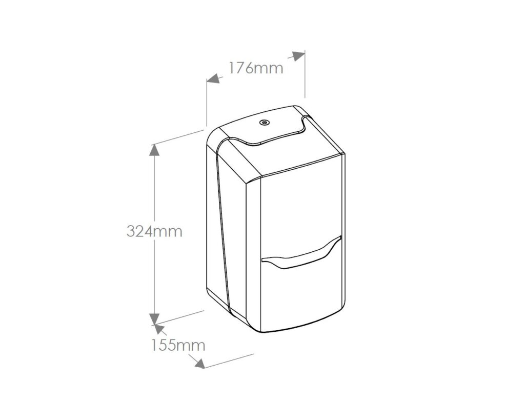 MERIDA HARMONY CENTER PULL pojemnik na ręczniki w roli