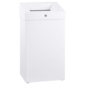 Kosz na odpady otwarty MERIDA STELLA MAXI, pojemność 47 l, BIAŁY