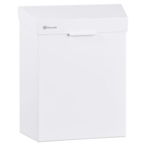 Kosz do damskich toalet MERIDA STELLA, 4,5 l, BIAŁY