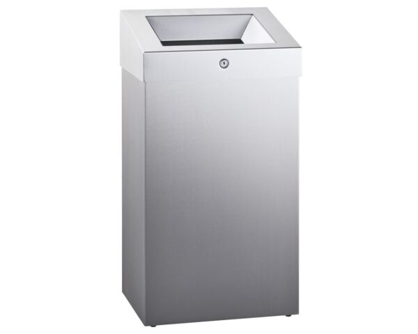 Kosz na odpady otwarty MERIDA STELLA Anti-FingerPrint, 47 l, stal matowa z powłoką AFP Kosz na odpady otwarty MERIDA STELLA Anti-FingerPrint, 47 l, stal matowa z powłoką AFP