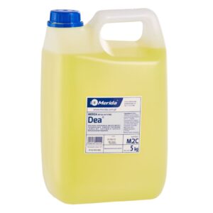 Mydło w płynie MERIDA DEA cytrynowe, kanister 5 kg, zapach cytrynowy