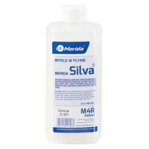 Mydło w płynie MERIDA SILVA białe, butelka 500 ml