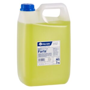 Specjalistyczne mydło w płynie MERIDA FORTE do mocno zabrudzonych rąk, jasnozielone, kanister 5 kg, zapach cytrusowy