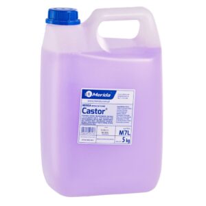 Mydło w płynie MERIDA CASTOR liliowe, kanister 5 kg, zapach kwiatowy