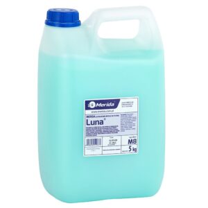 Mydło w płynie MERIDA LUNA seledynowe, kanister 5 kg, zapach naomi