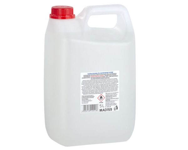 Żel dezynfekujący o zapachu róży MERIDA do higienicznej dezynfekcji rąk kanister 5 l Żel dezynfekujący o zapachu róży MERIDA do higienicznej dezynfekcji rąk kanister 5 l