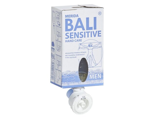 Mydło w pianie MERIDA BALI SENSITIVE MEN jednorazowy wkład 700 g, o zdecydowanym aromacie Mydło w pianie MERIDA BALI SENSITIVE MEN jednorazowy wkład 700 g, o zdecydowanym aromacie