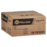 Papier toaletowy bez gilzy MERIDA ECONOMY, szary, średnica 12 cm, długość 125 m, jednowarstwowy, karton 18 szt