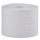 Papier toaletowy bez gilzy MERIDA ECONOMY, szary, średnica 12 cm, długość 125 m, jednowarstwowy, karton 18 szt