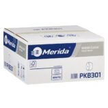 Papier toaletowy bez gilzy MERIDA CLASSIC, biały, średnica 12 cm, długość 125 m, jednowarstwowy, karton 18 szt