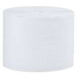 Papier toaletowy bez gilzy MERIDA CLASSIC, biały, średnica 12 cm, długość 125 m, jednowarstwowy, karton 18 szt