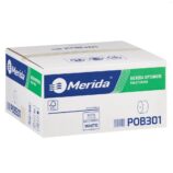 Papier toaletowy bez gilzy MERIDA OPTIMUM, biały, średnica 12 cm, długość 85 m, dwuwarstwowy, karton 18 szt