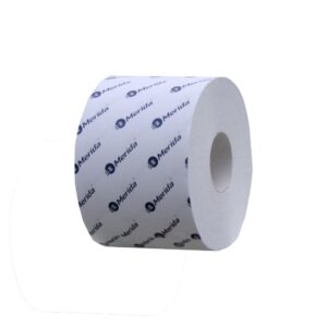 Papier toaletowy MERIDA OPTIMUM biały 13,5 cm, worek 18 szt., śr. 13,5 cm, dł. 68 m, 2-warstwowy