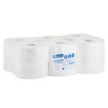 Papier toaletowy MERIDA TOP, BIAŁY, średnica 19 cm, długość 120 m, dwuwarstwowy, zgrzewka 12 szt.