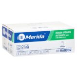 Ręczniki papierowe w roli z adaptorem MERIDA OPTIMUM AUTOMATIC MAXI, białe, jednowarstwowe, długość 250 m, karton 6 rolek