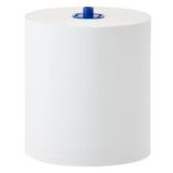 Ręczniki papierowe w roli z adaptorem MERIDA OPTIMUM AUTOMATIC MAXI, białe, jednowarstwowe, długość 250 m, karton 6 rolek