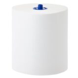 Ręczniki papierowe w roli z adaptorem MERIDA PREMIUM TAD AUTOMATIC MAXI, białe, dwuwarstwowe, długość 100 m, karton 6 rolek