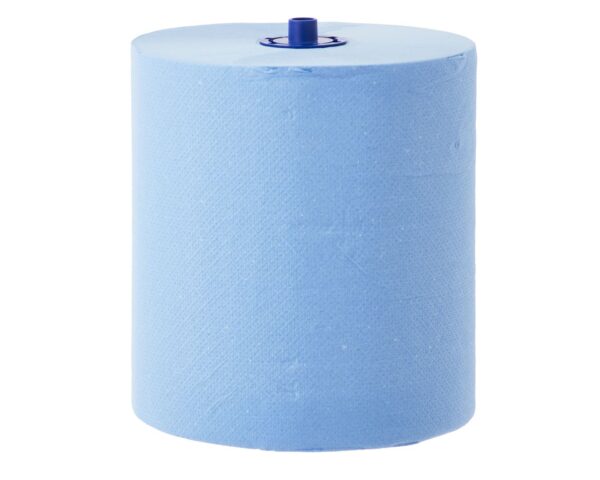 Ręczniki papierowe w roli z adaptorem MERIDA TOP AUTOMATIC MAXI, niebieskie, dwuwarstwowe, długość 140 m, karton 6 rolek Ręczniki papierowe w roli z adaptorem MERIDA TOP AUTOMATIC MAXI, niebieskie, dwuwarstwowe, długość 140 m, karton 6 rolek