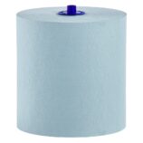 Ręczniki papierowe w roli z adaptorem MERIDA ECONOMY AUTOMATIC MAXI, zielone, jednowarstwowe, długość 250 m, karton 6 rolek