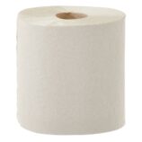 Ręczniki papierowe w roli MERIDA ECONOMY MAXI, szare, jednowarstwowe, długość 140 m, opakowanie 6 rolek