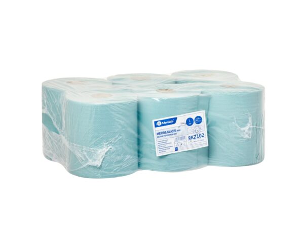 Ręczniki papierowe w roli MERIDA KLASIK MAXI, zielone, jednowarstwowe, długość 180 m, opakowanie 6 rolek Ręczniki papierowe w roli MERIDA KLASIK MAXI, zielone, jednowarstwowe, długość 180 m, opakowanie 6 rolek